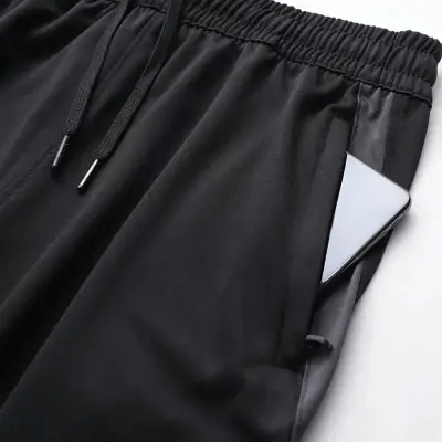 Pantalon sport homme - MenSportPants™ - Noir&Gris - MonEspritSport.com