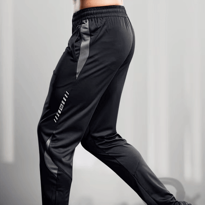 Pantalon sport homme - MenSportPants™ - Noir&Gris - MonEspritSport.com